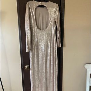 Gold Halston Heritage Dress